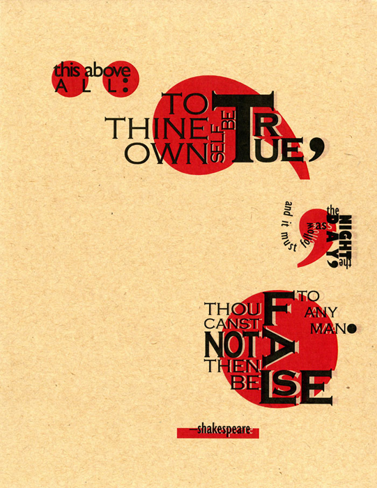 Poetry in typography.